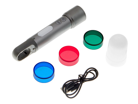 Фонарь аккумуляторный с регулируемым фокусом Vortez, 9 режимов, 650 Лм - рис 8.