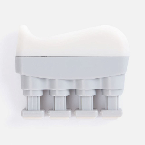 Эспандер кистевой FingerTap, серый с белым - рис 3.