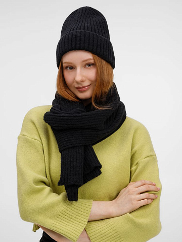 Шарф Laconi, черный - рис 8.