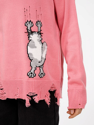 Джемпер Sharpick, розовый (фламинго) - рис 9.