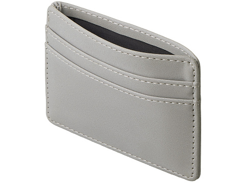 Картхолдер для двух карт и наличных денег с зажимом Crave, светло-серый - рис 6.