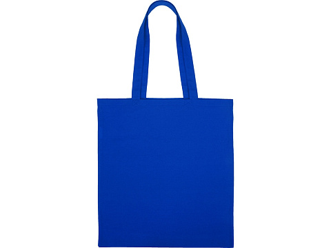 Сумка для шопинга Carryme 140 хлопковая, 140 г/м2, синий - рис 4.