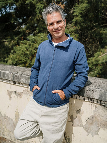 Куртка флисовая мужская Helsinki, черная - рис 5.