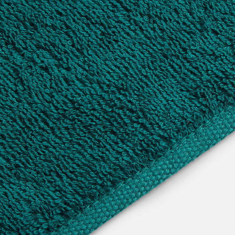 Полотенце махровое Hoya, большое, темно-бирюзовое - рис 5.