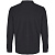 Рубашка поло унисекс с длинным рукавом Pacific LSL, черная - миниатюра - рис 3.