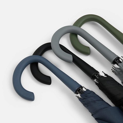 Зонт-трость Nimbrella, серый - рис 9.