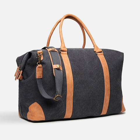 Дорожная сумка Bosler, черная - рис 2.