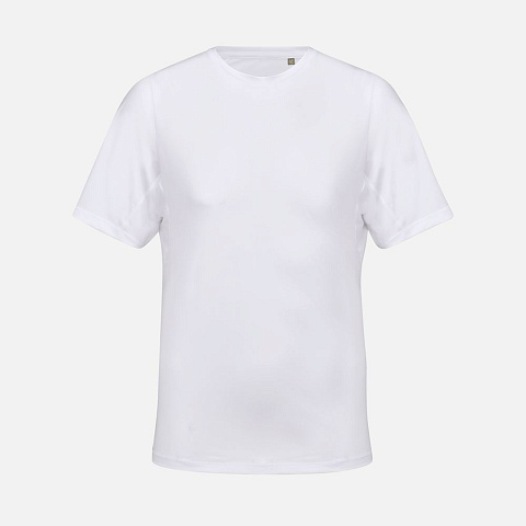 Футболка спортивная унисекс Storm, белая - рис 2.