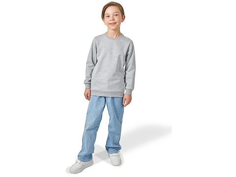 Свитшот Motion детская_12, серый меланж - рис 3.