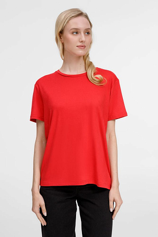 Футболка унисекс Senti, красная - рис 8.