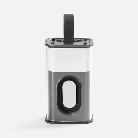 Bluetooth-колонка с подсветкой Groove, серая - рис 4.