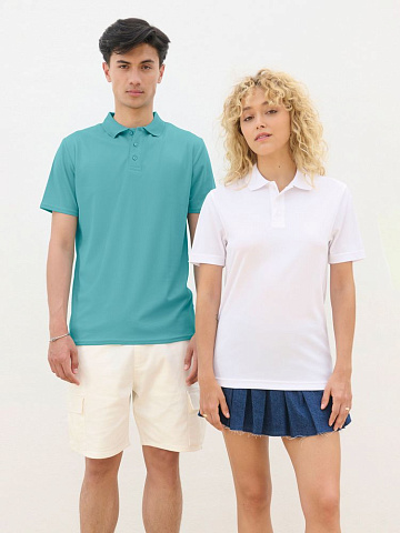 Рубашка поло унисекс Pitcher, темный хаки - рис 5.