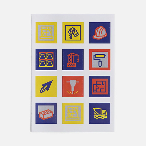 Стикерпак бумажный Industry, строительство - рис 2.