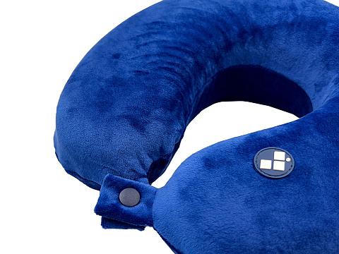 Подушка для путешествий с эффектом памяти Мемо Drowsy Royal Blue - рис 6.