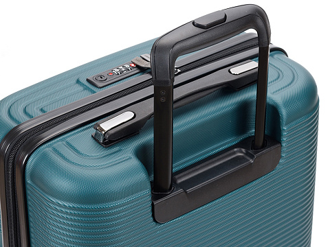 Чемодан TORBER Onego, зелёный, ABS-пластик, 59,5 х 39,5 х 24 см, 46 л - рис 6.