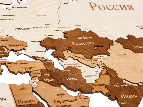 Интерьерная карта мира World - рис 7.