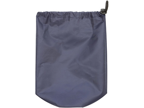 Пончо Cappy с капюшоном на липучке в мешке, темно-синий - рис 11.