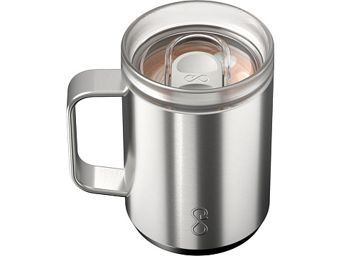 Ocean Bottle дорожная кружка-термос объемом 350 мл - стальной - рис 2.