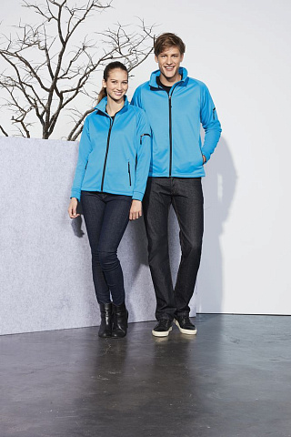 Куртка флисовая мужская New Look Men 250, бирюзовая - рис 6.