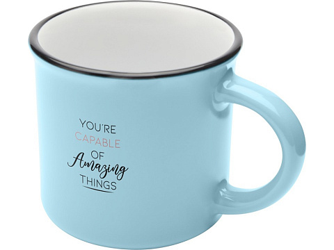 Bari керамическая кружка объемом 240 мл, синий риф - рис 4.