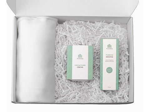 Подарочный набор White light 2.0 с пледом, диффузором, насыпной свечой - рис 3.