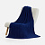 Плед Eloisa, темно-синий (кобальт) - миниатюра