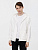 Толстовка унисекс оверсайз на молнии Zippy Terry, белая - миниатюра - рис 8.