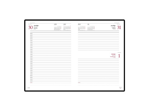 Ежедневник А5 датированный Sidney Nebraska 2026, зеленый (золотой обрез) - рис 2.