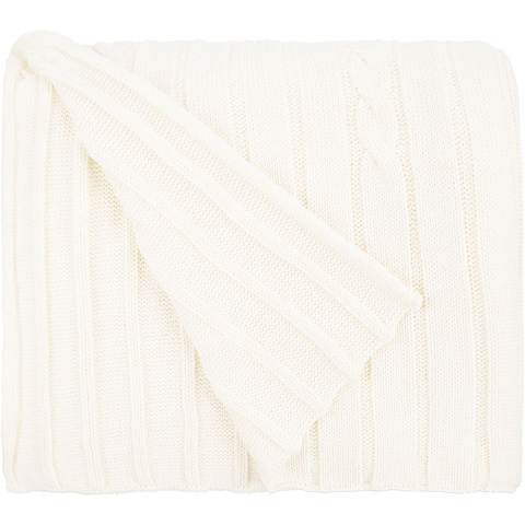 Плед Tressa, белый (молочный) - рис 3.