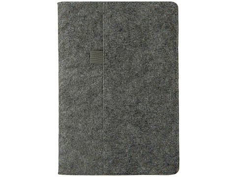 Двустороннее портфолио из рпет-фетра и искусственной кожи Felt, серый - рис 6.