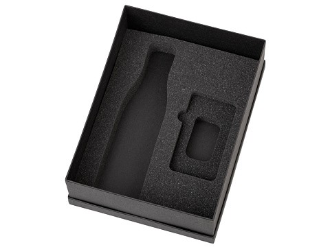 Подарочный набор с термобутылкой и повербанком С2, темно-синий - рис 3.