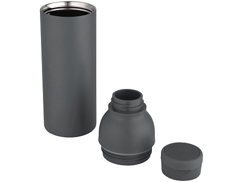 Illuminate бутылка-термос для воды с двойными стенками объемом 650 мл из переработанной нержавеющей стали, сертифицированной по стандарту RCS - Twilight Grey - рис 4.