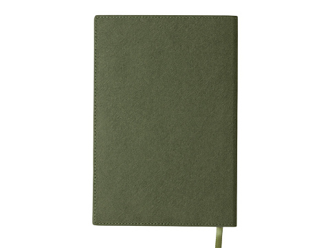 Блокнот А5 Bradbury, гибкая обложка, 80 листов 80 гр/м2 FSC бумага, оливковый - рис 3.