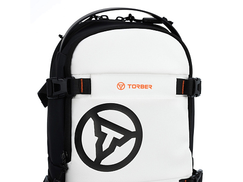 Рюкзак на одно плечо TORBER Xtreme, белый/чёрный, 20 х 8 х 31 см, 5л - рис 9.
