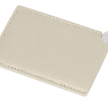 Зеркало в чехле Style, серебристый/бежевый (Р)