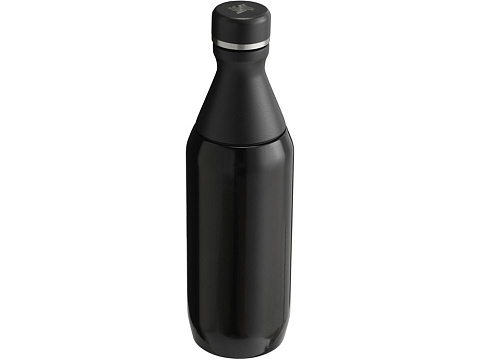 Бутылка для воды Stanley All Day Slim объемом 350 мл - черный глянцевый - рис 3.