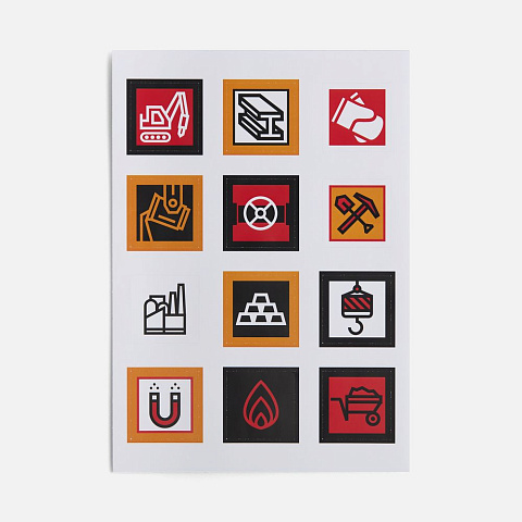Стикерпак бумажный Industry, металлургия - рис 2.
