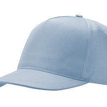 Бейсболка Poly 5-ти панельная 120гр, небесно-голубой