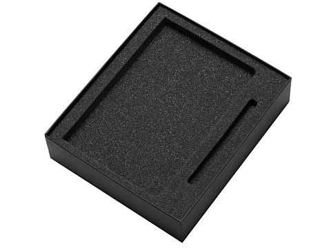 Подарочный набор Vision Pro soft-touch с ручкой и блокнотом А5, синий - рис 3.