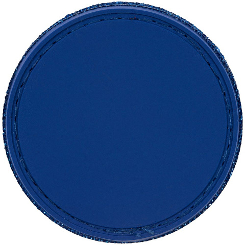 Лейбл из ПВХ с липучкой Menteqo Round, синий - рис 3.