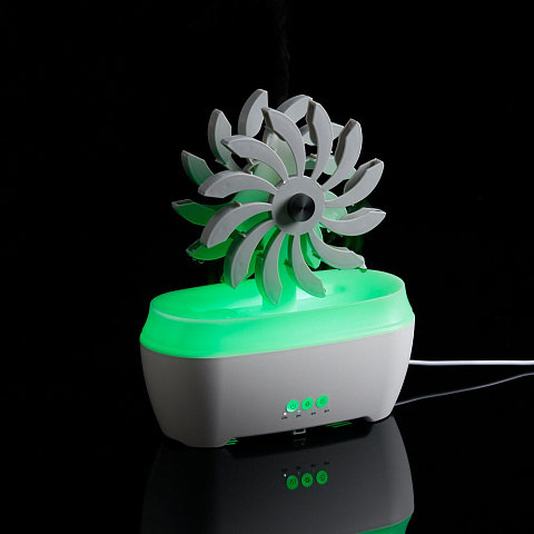 Увлажнитель-ароматизатор Steam Spin, белый с серым - рис 12.