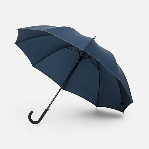Зонт-трость Abrego, темно-синий - рис 2.
