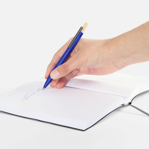 Ручка шариковая Bambink, темно-синяя - рис 7.