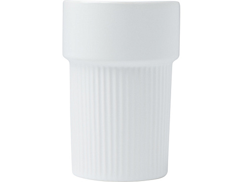 Fika стакан 340 мл с бамбуковым чехлом - Белый - рис 2.