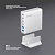 Зарядная станция 4xUSB Type-C, 2xUSB, PD, QC, 160Вт, белый, Deppa - миниатюра - рис 4.