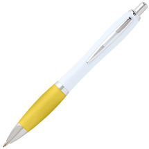 Nash шариковая ручка из переработанной пластмассы - Желтый (синие чернила)