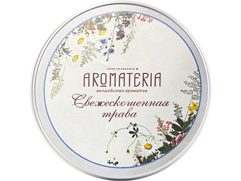 Набор: платок Русский полевой букет и свеча Цветы и травы - рис 7.