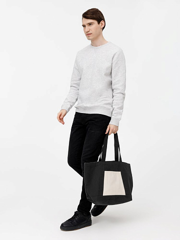 Шопер Shophop, черный с неокрашенным - рис 9.