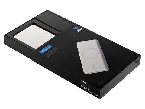 Внешний беспроводной аккумулятор c QC/PD Reload, 10000 mAh, белый (Р) - рис 8.