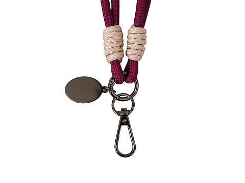 Брелок-браслет Bohemian, бургунди - рис 4.